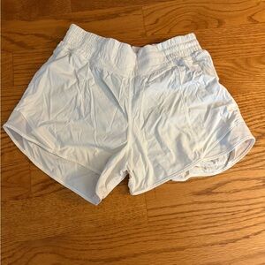 Lululemon White Athletic Shorts